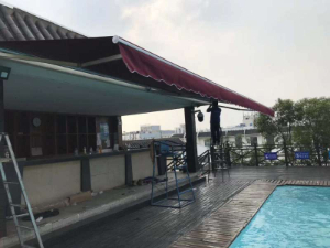 伸縮遮陽雨篷